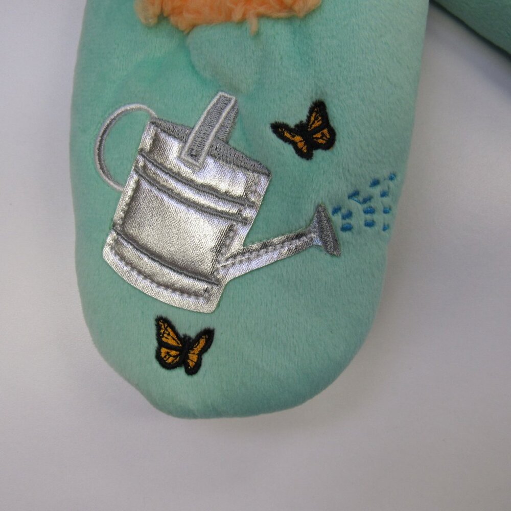 Women's Size 5/6 Small Snoozies! Gardening Garden Print Pairables Slippers NEW - Picture 6 of 7